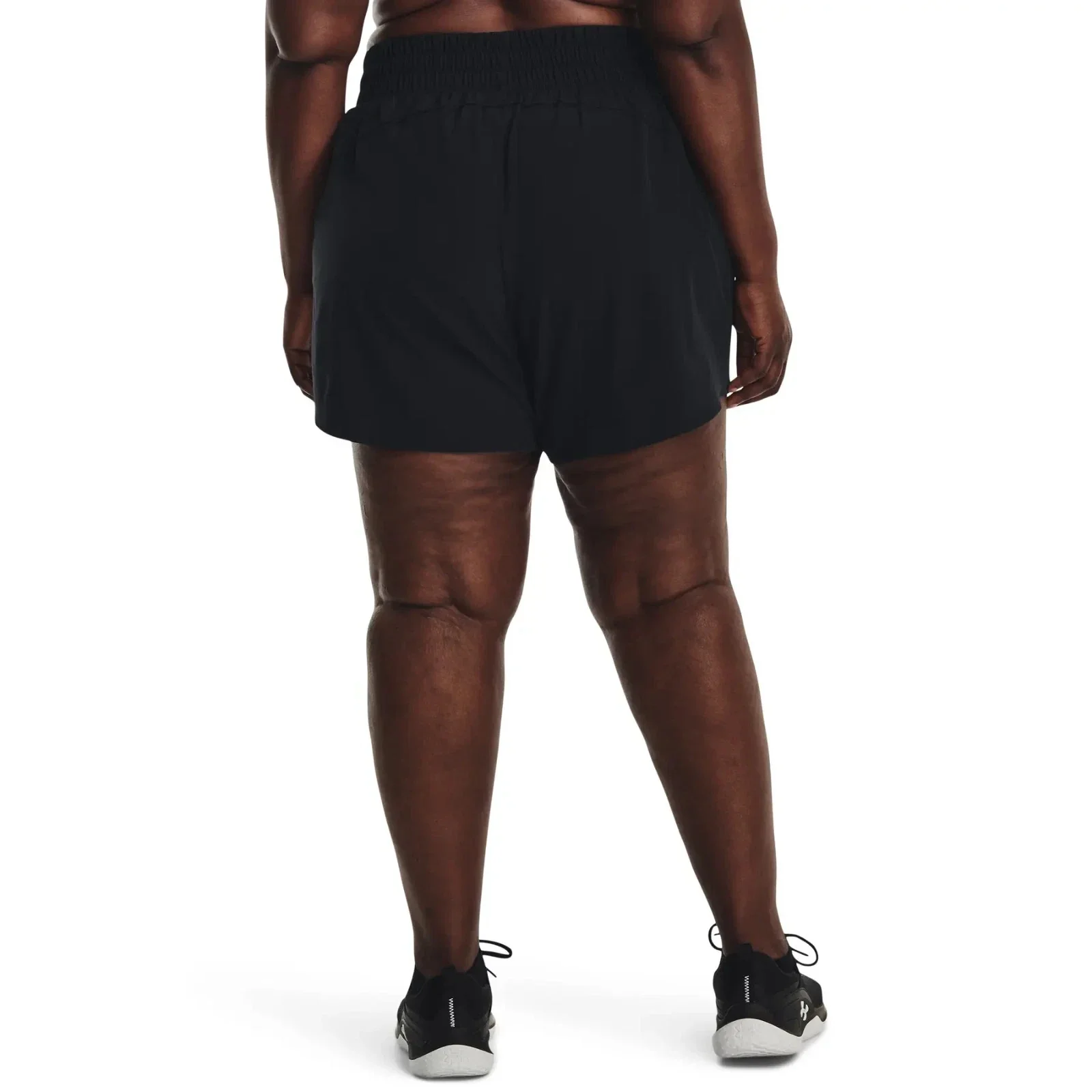 Under Armour Vanish Shorts Women's Black Stretch 5 in Elastic Waist DSGL573 - Image 3