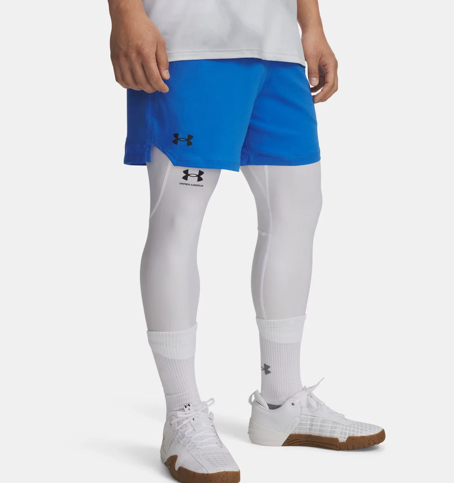 Under Armour Vanish Woven Shorts Men's Blue 6" Stretch Performance DSGL786