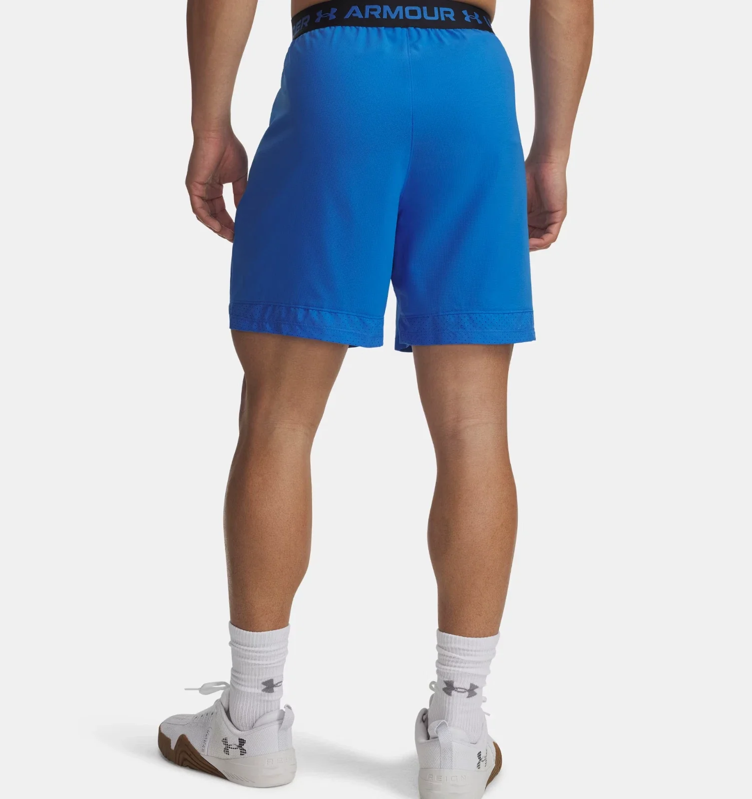 Under Armour Vanish Woven Shorts Men's Blue 6" Stretch Performance DSGL786 - Image 2
