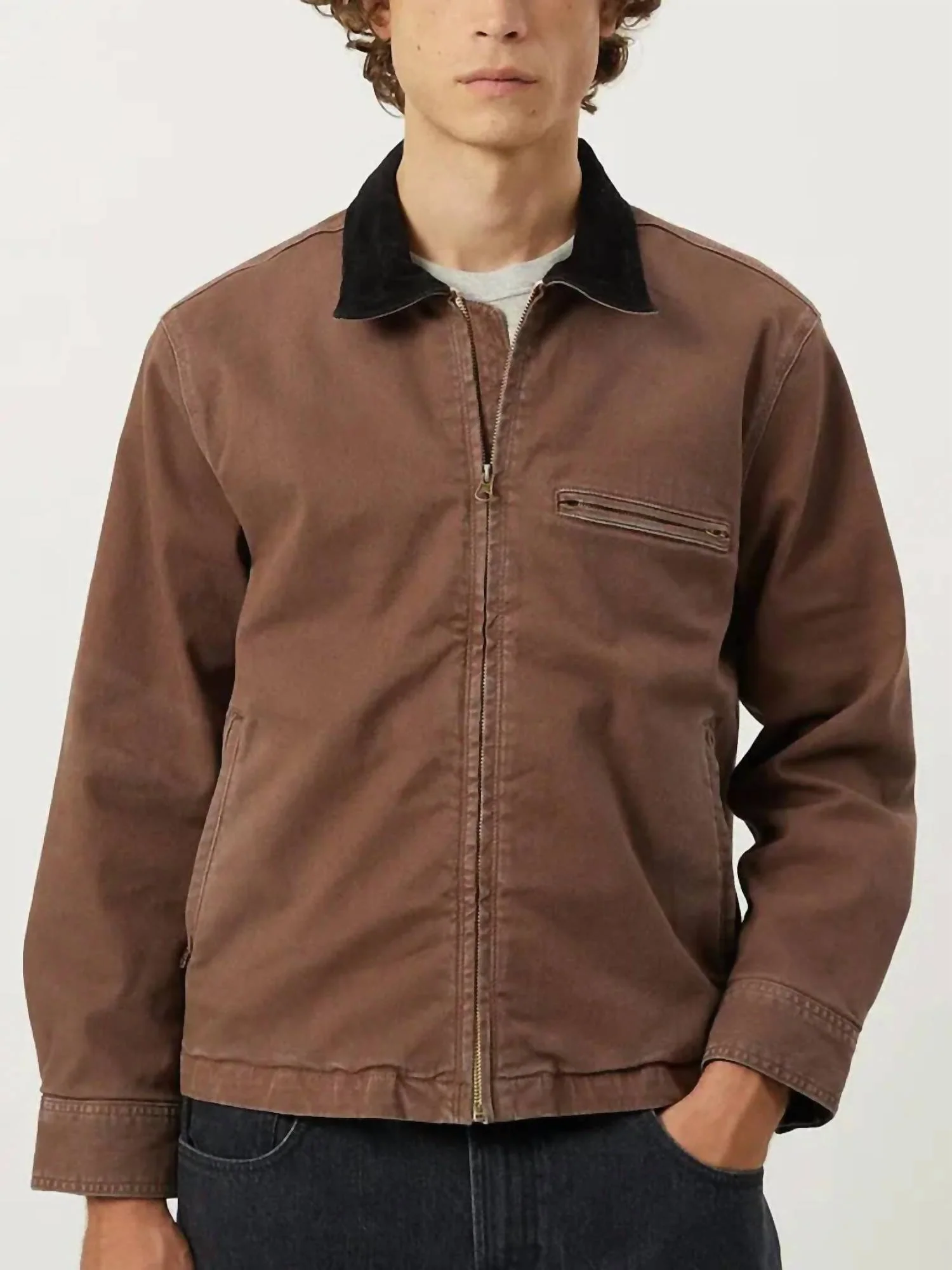 Utility Jacket In Brown