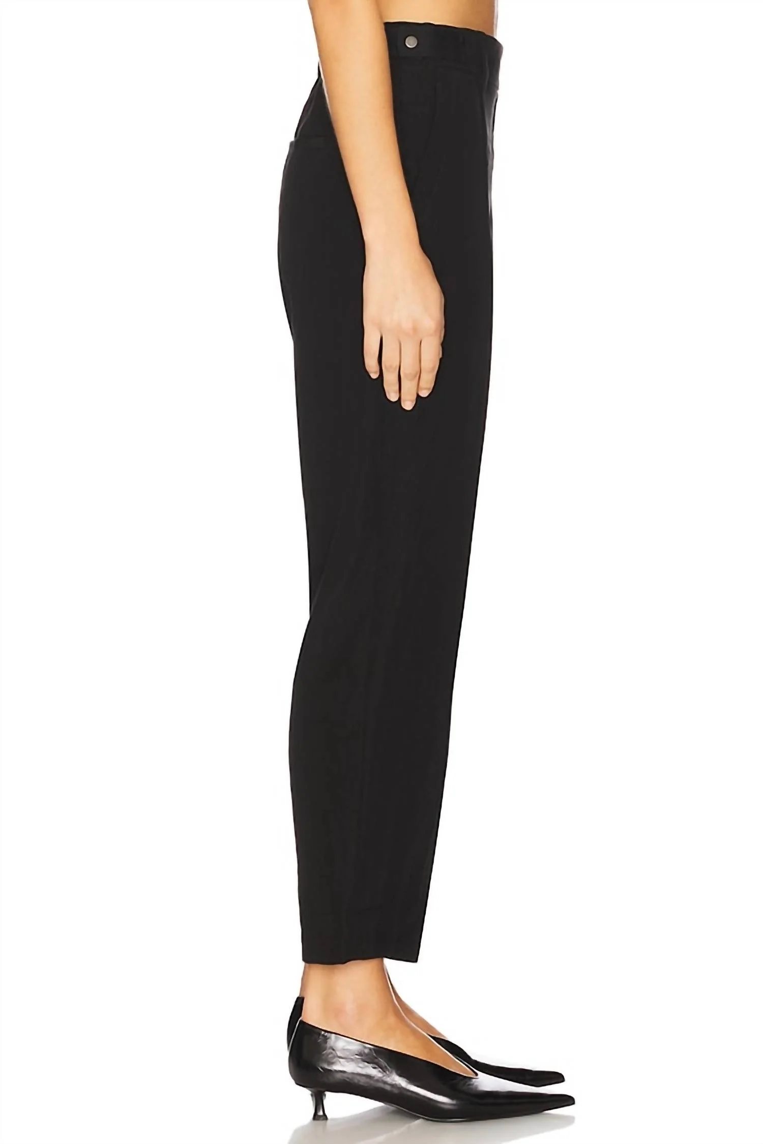 Utility Tab Easy Pull On Pant In Black - Image 3