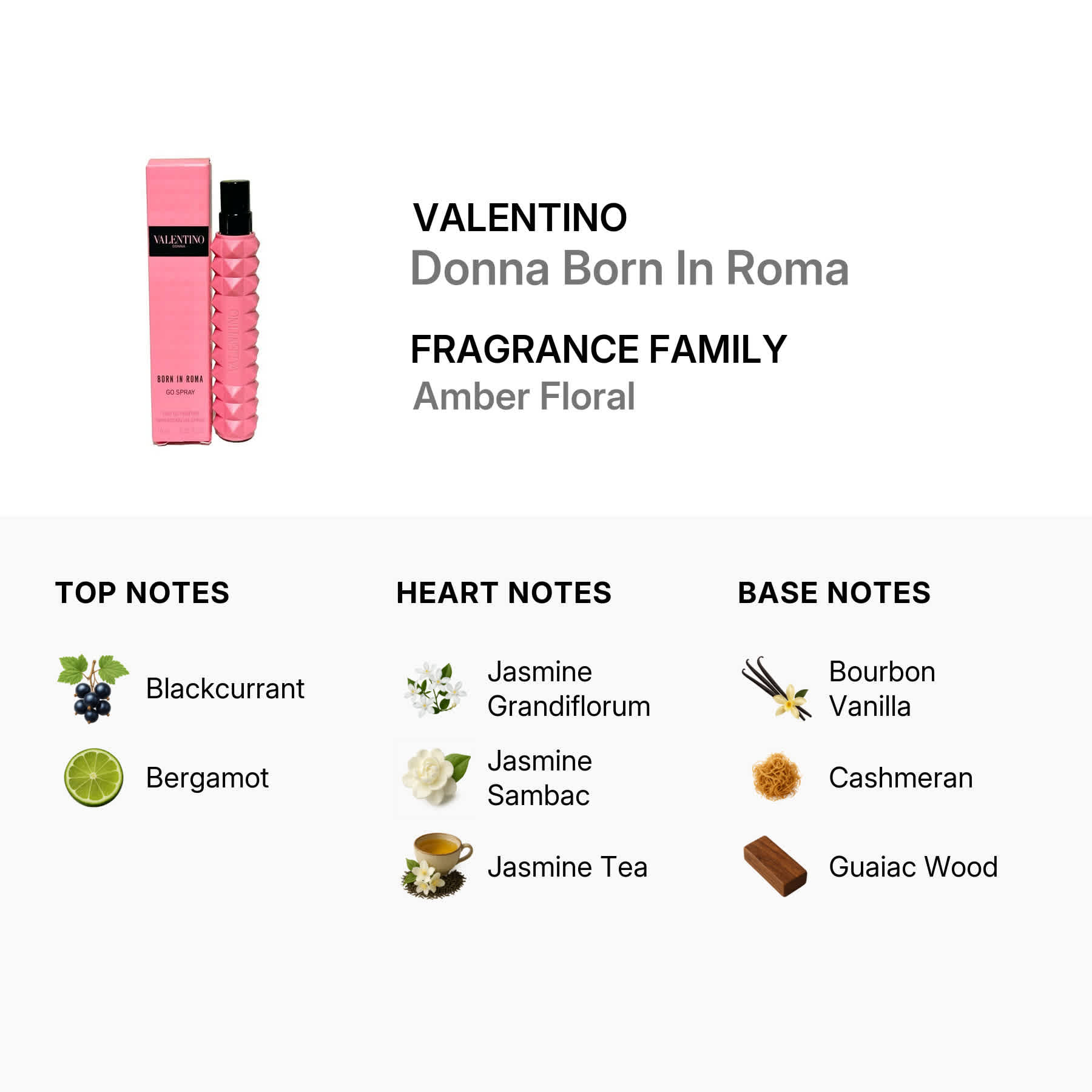 Valentino Ladies Donna Born In Roma EDP Spray 0.33 oz Fragrances - Image 2