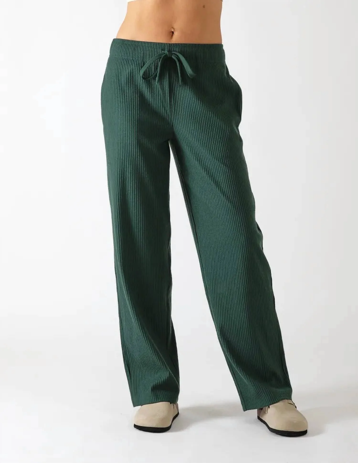 Valley Straight Leg Pants In Forest