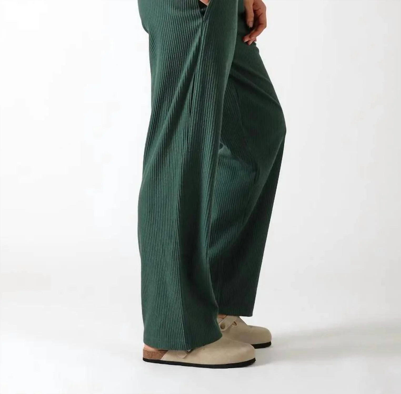 Valley Straight Leg Pants In Forest - Image 2