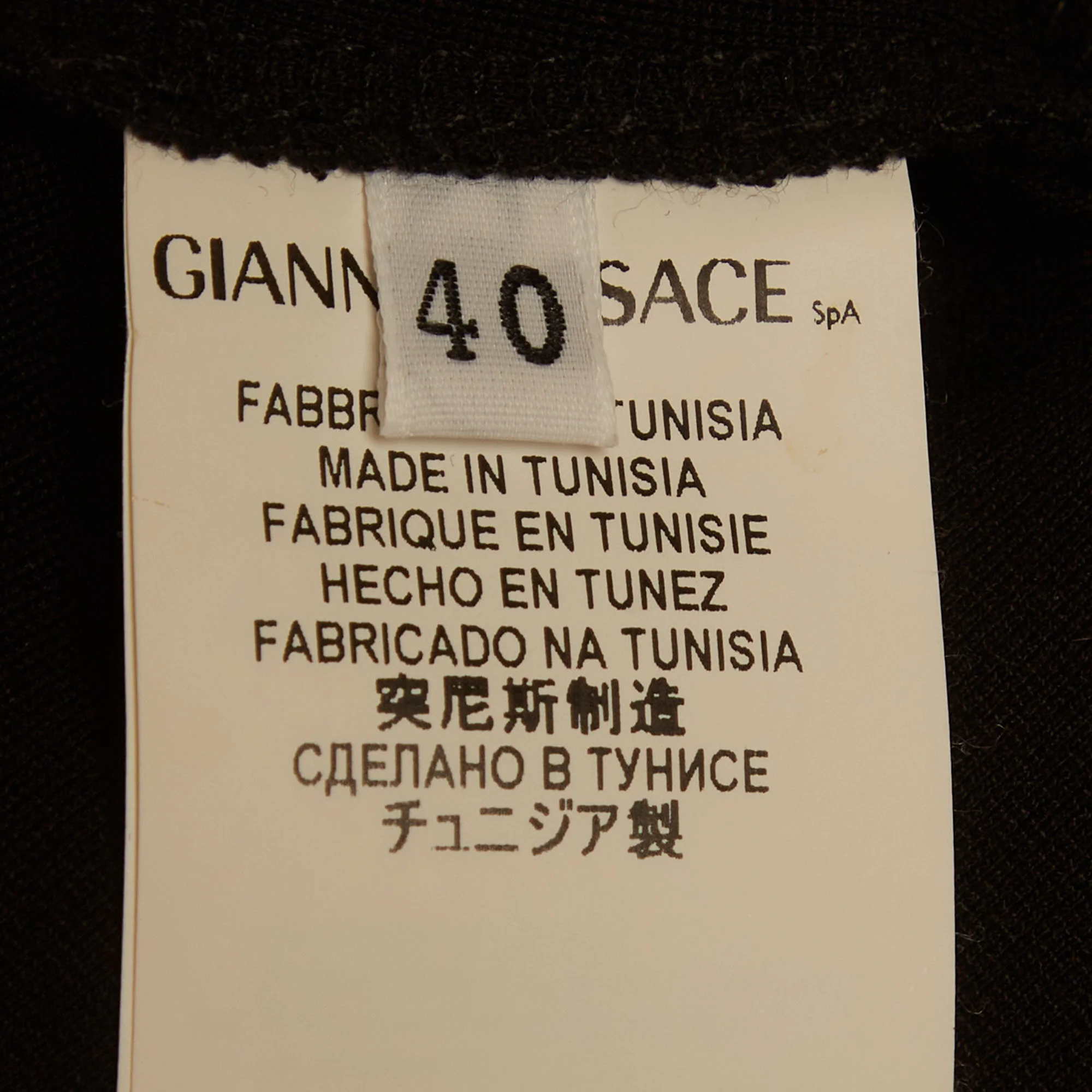 Versace Collection Black Jersey Shift Mini Dress - Image 6
