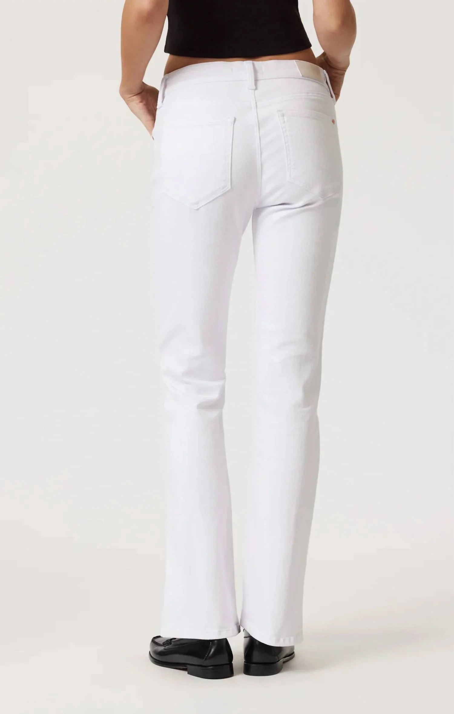 Vicky Bootcut Jeans In White - Image 2
