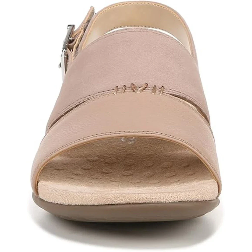 Vionic Rest Morro Sandals Womens Wide Taupe Nubuck Adjustable Strap HAWK2197 - Image 4
