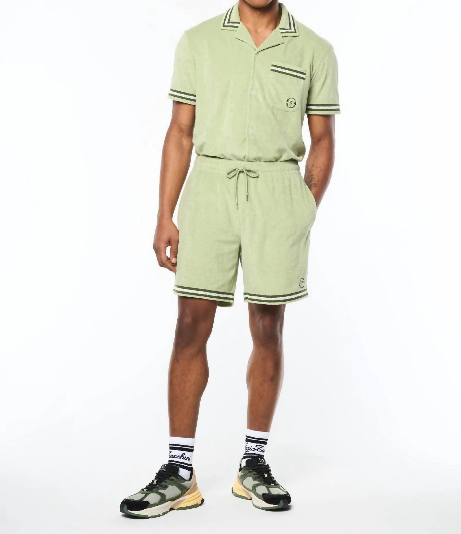 Vitus Cabana Shorts In Light Green - Image 2