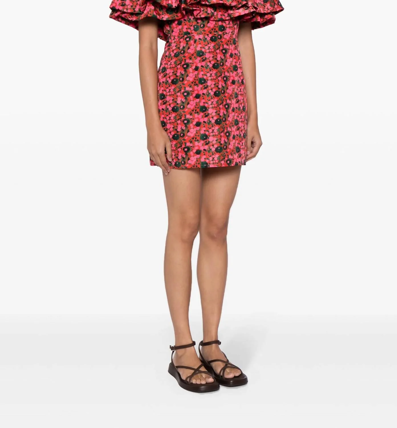 Vivi Mini Dress In Flora Splash - Image 2