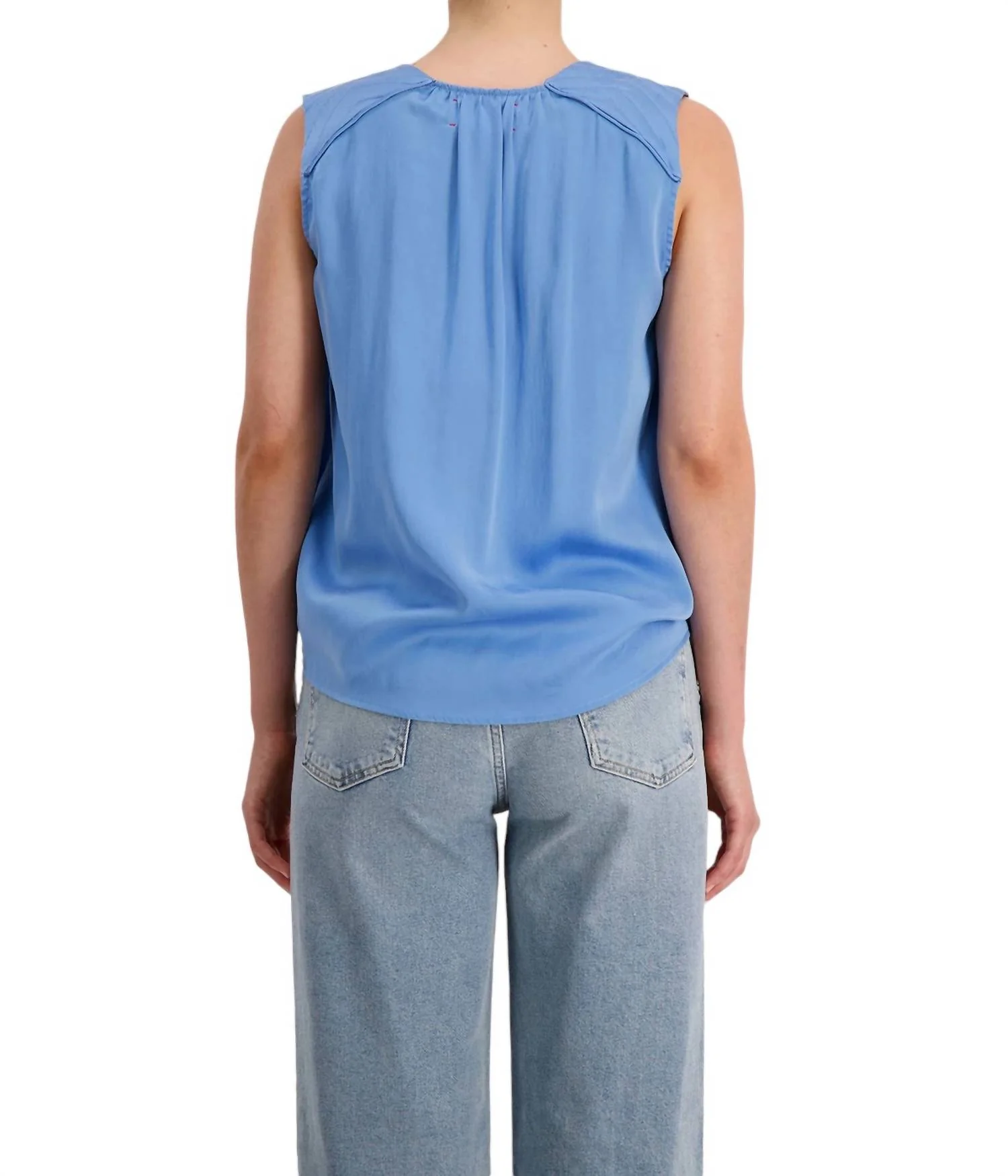 Vivi Top In Blue Pearl - Image 4