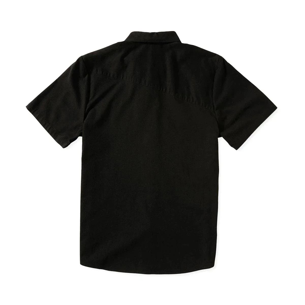 Volcom Everett Oxford Shirt Men's Black Short Sleeve Button-Down RED840 - Image 2