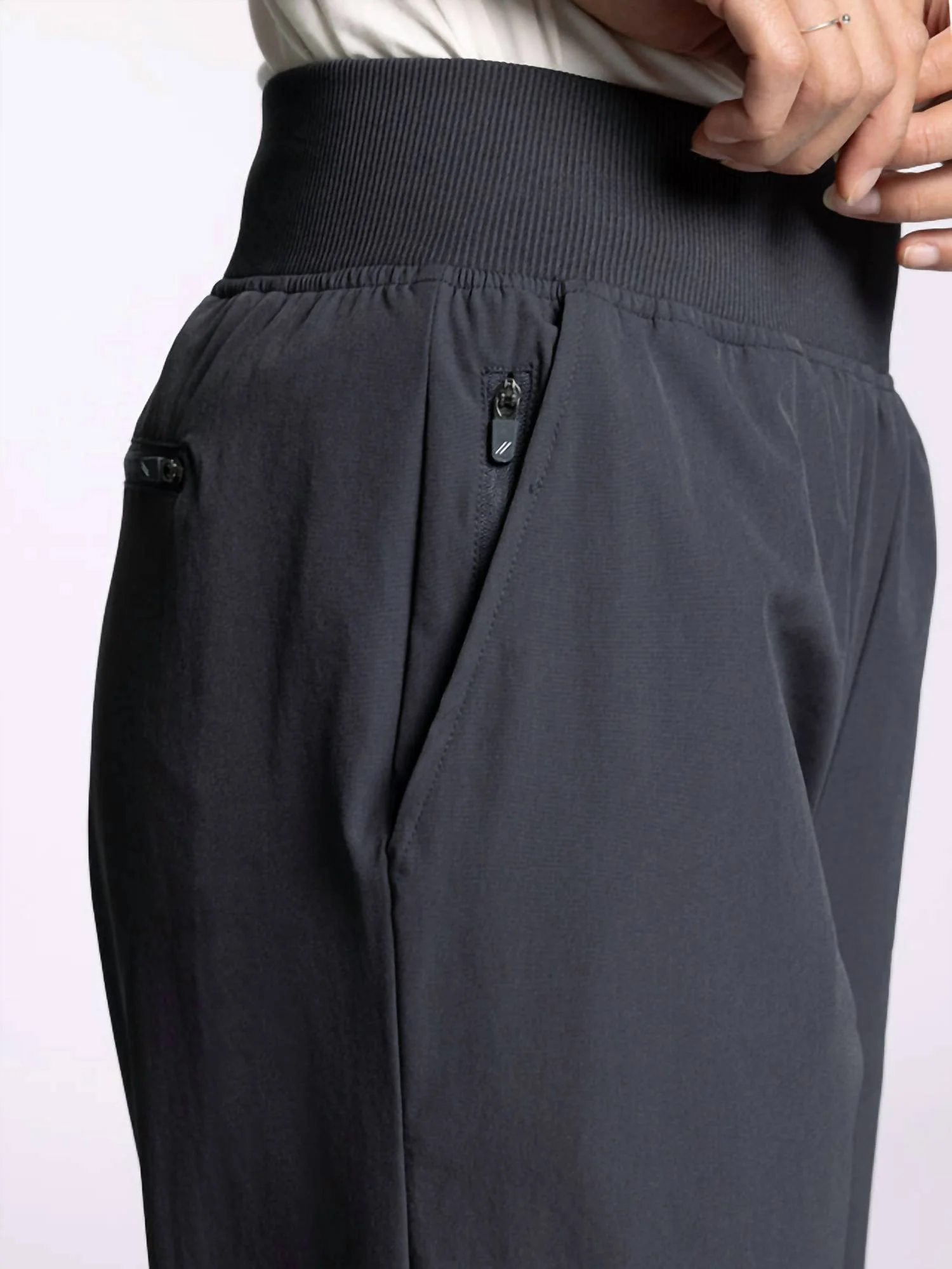 Walker Pants In Charcoal Blue - Image 4