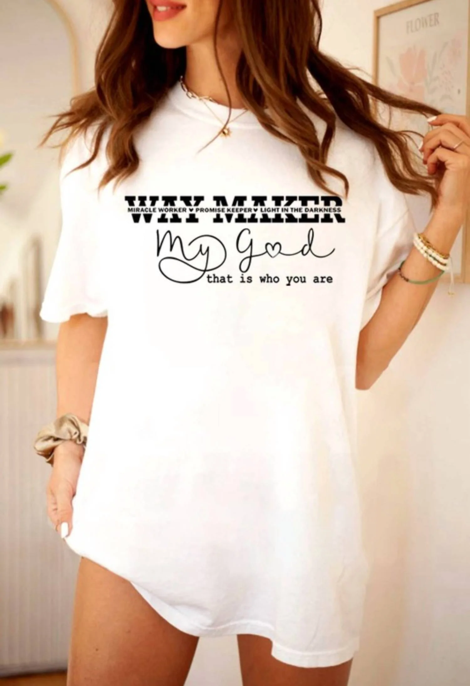 Way-Maker T-Shirt In White