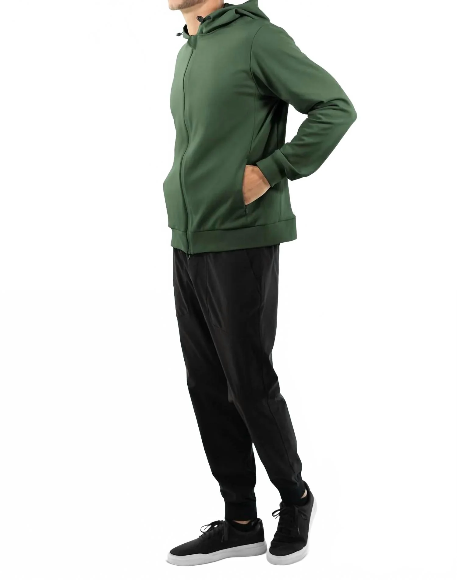 Weatherproof Performance Zip-Up Hoodie In Forest - Image 2