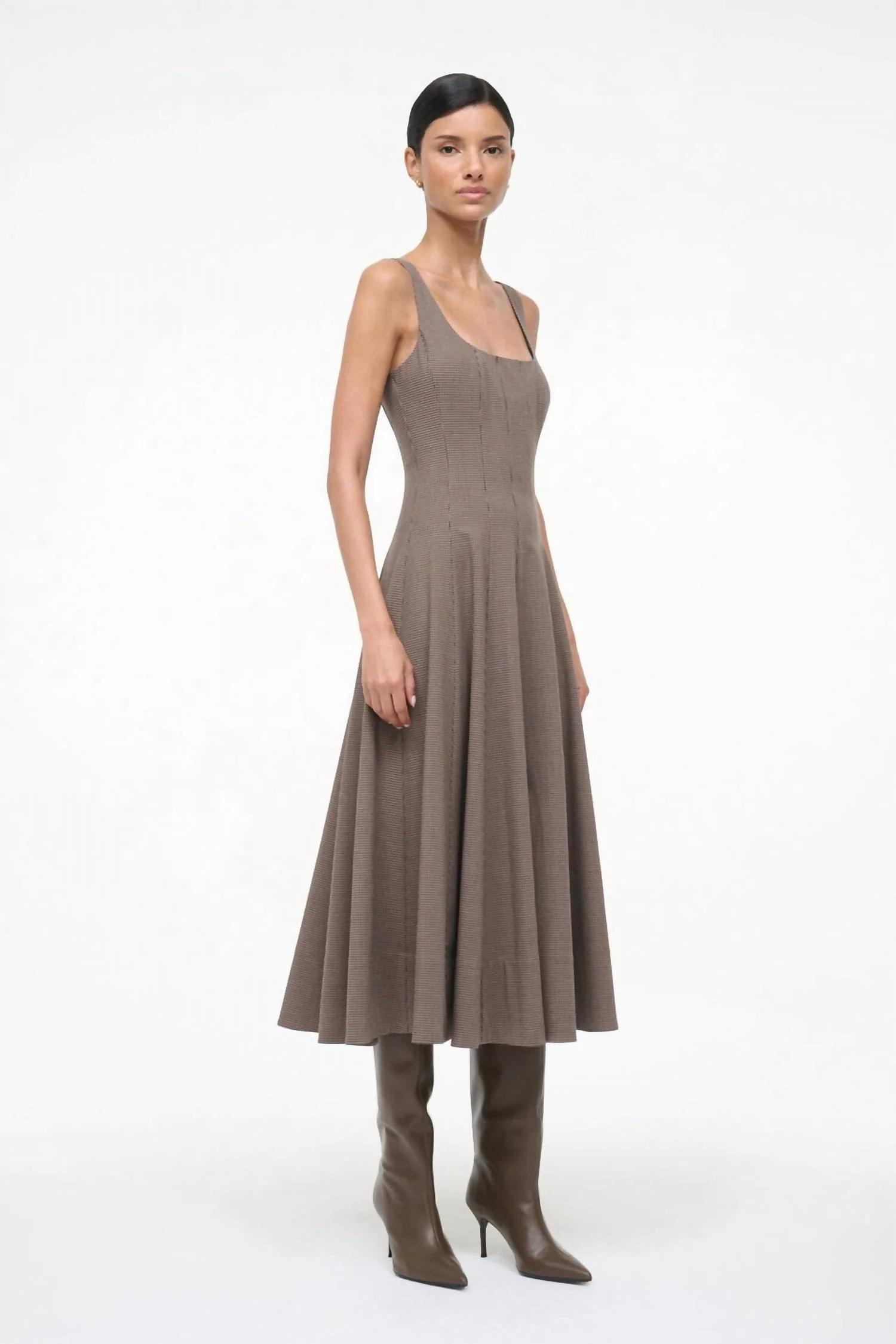 Wells Dress In Houndstooth - Image 2