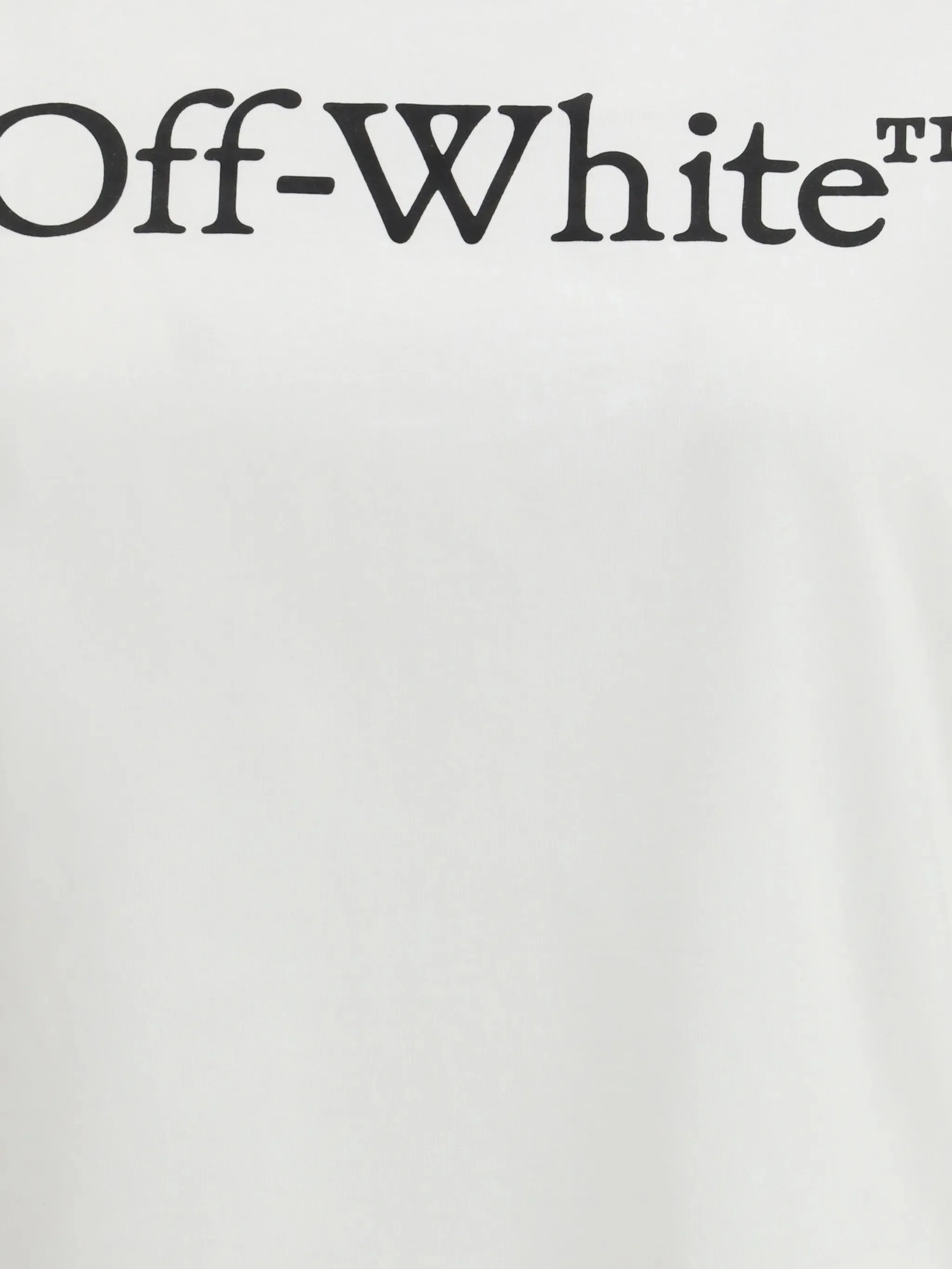 White Big Logo Bookish Cotton T-Shirt - Image 3