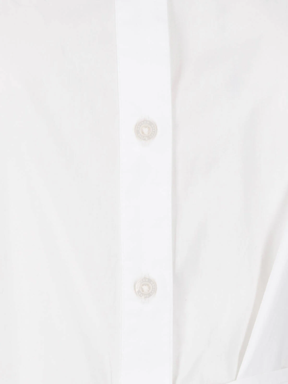 White Button-Down Tiered Skirt Dress - Image 5
