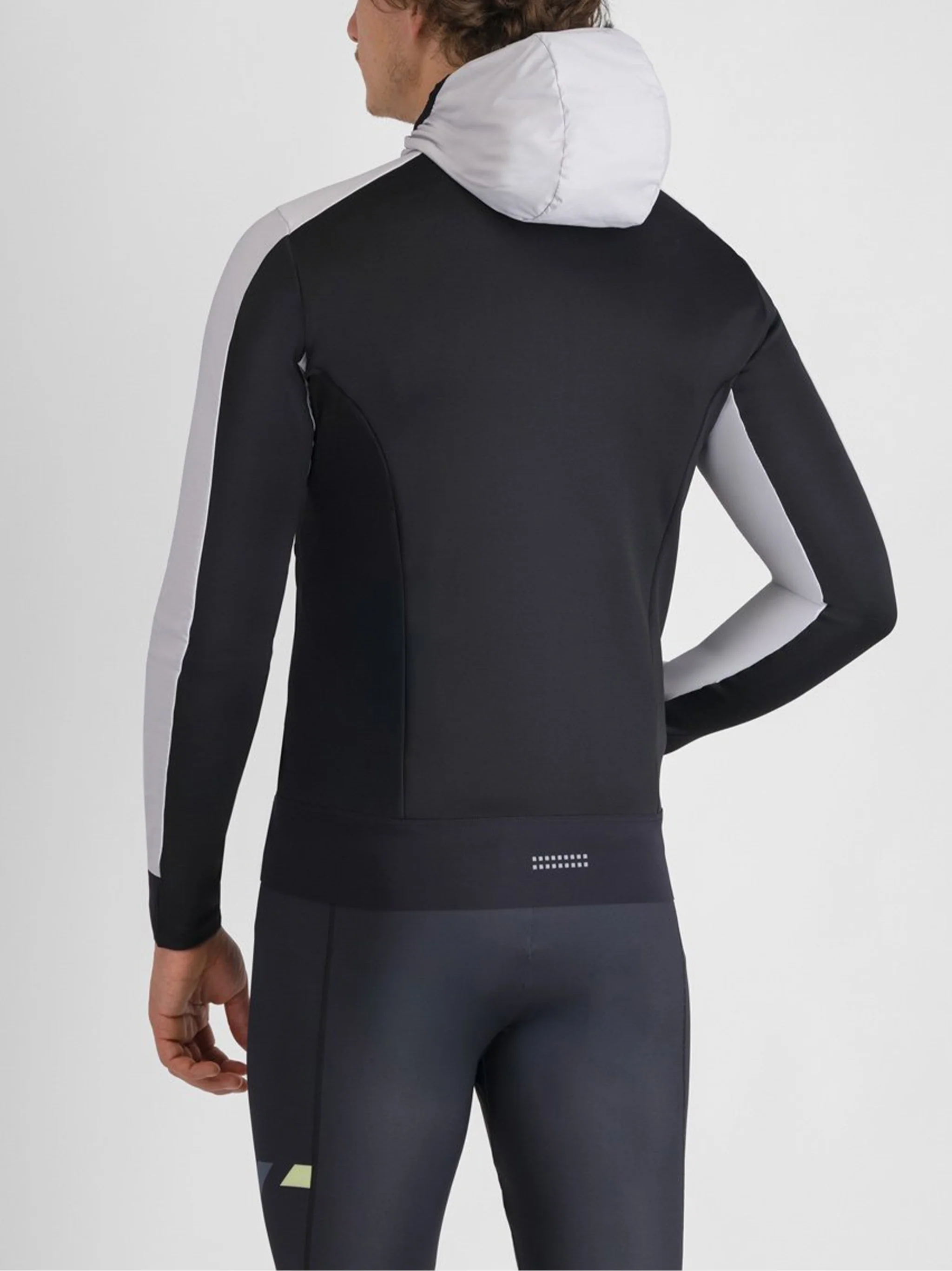White Cardio Jacket Fitted Two-Tone Jacket - Image 2