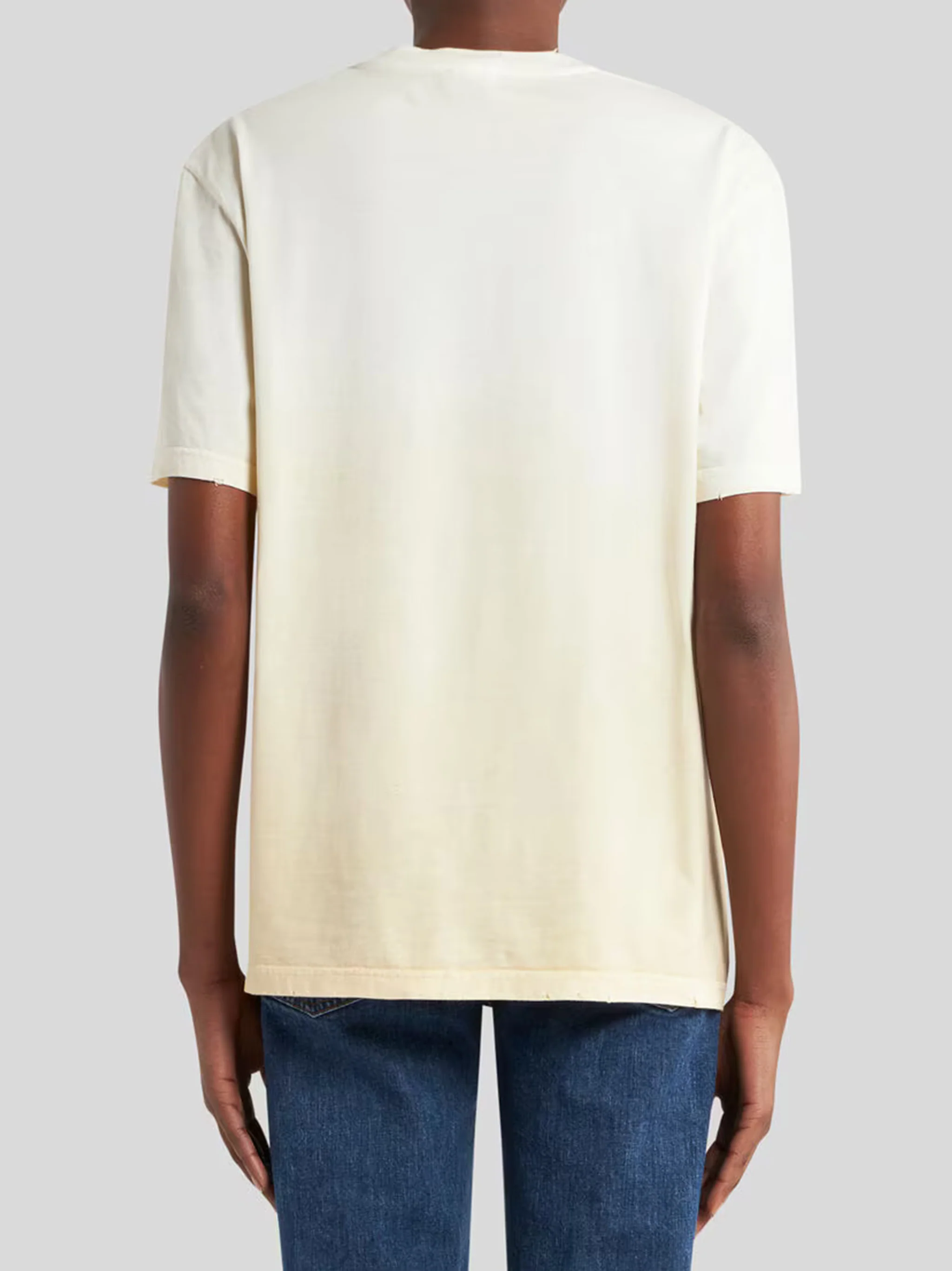 White Celestial Graphic Relaxed-Fit T-Shirt - Image 3