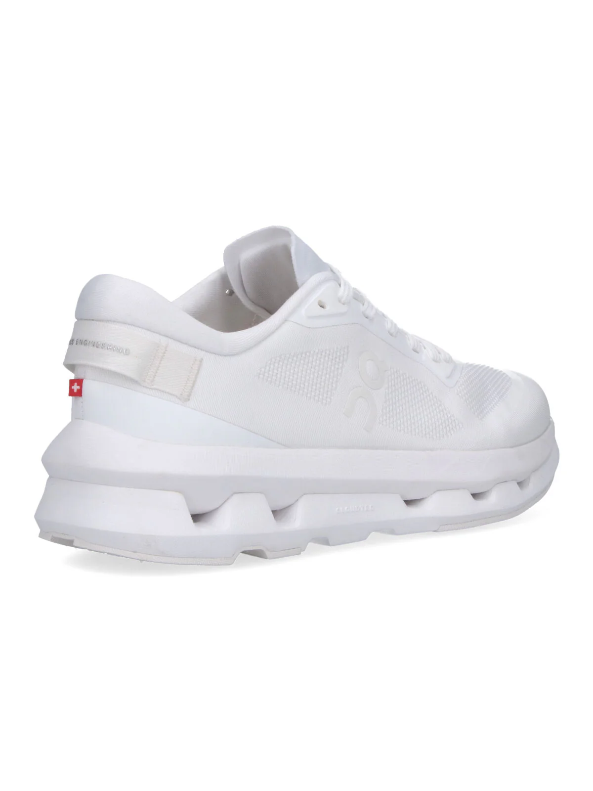 White Cloudzone Segmented Sole Fabric Sneakers - Image 4