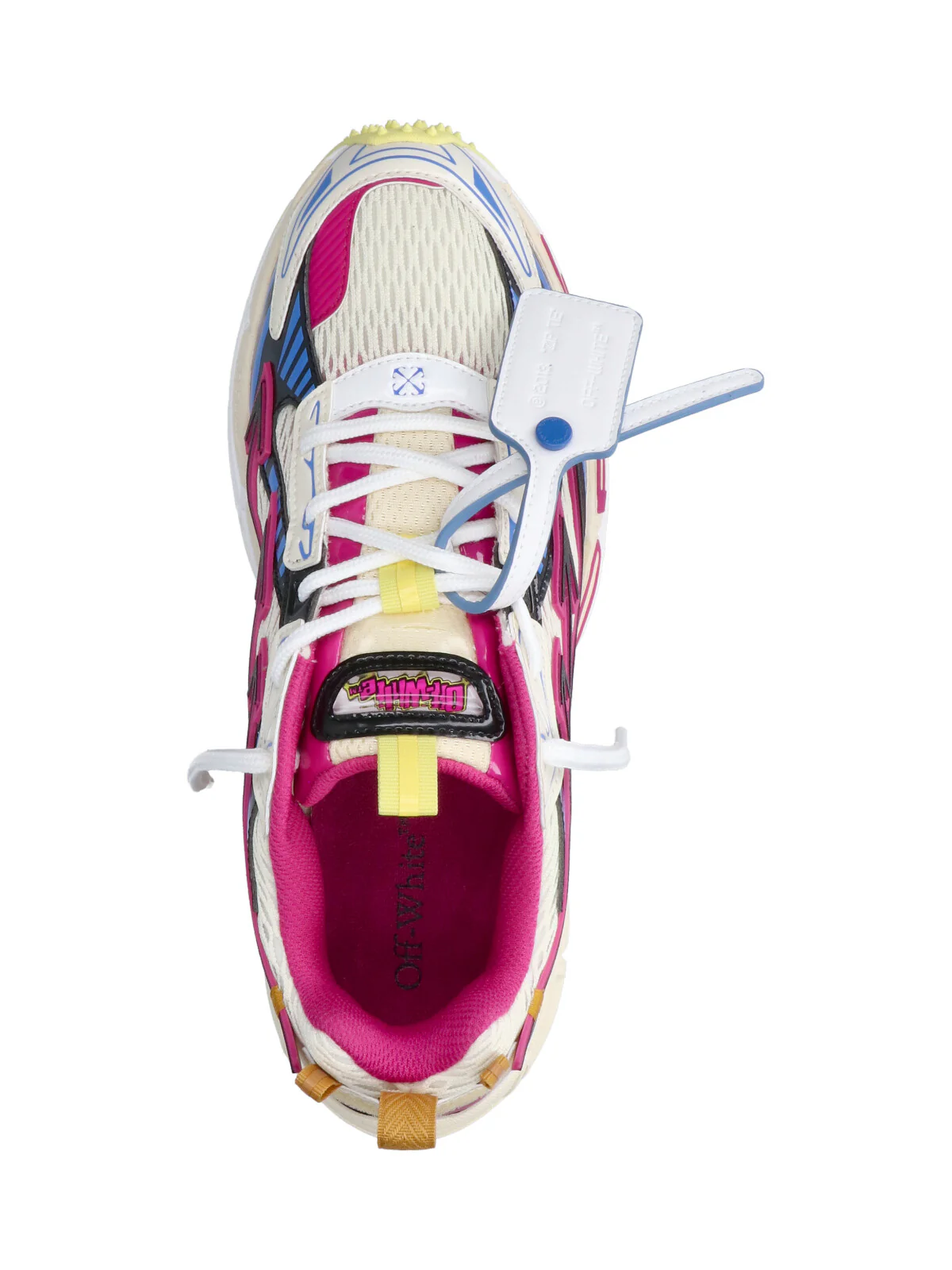 White Dynamic Graphic Accents Sneakers - Image 5