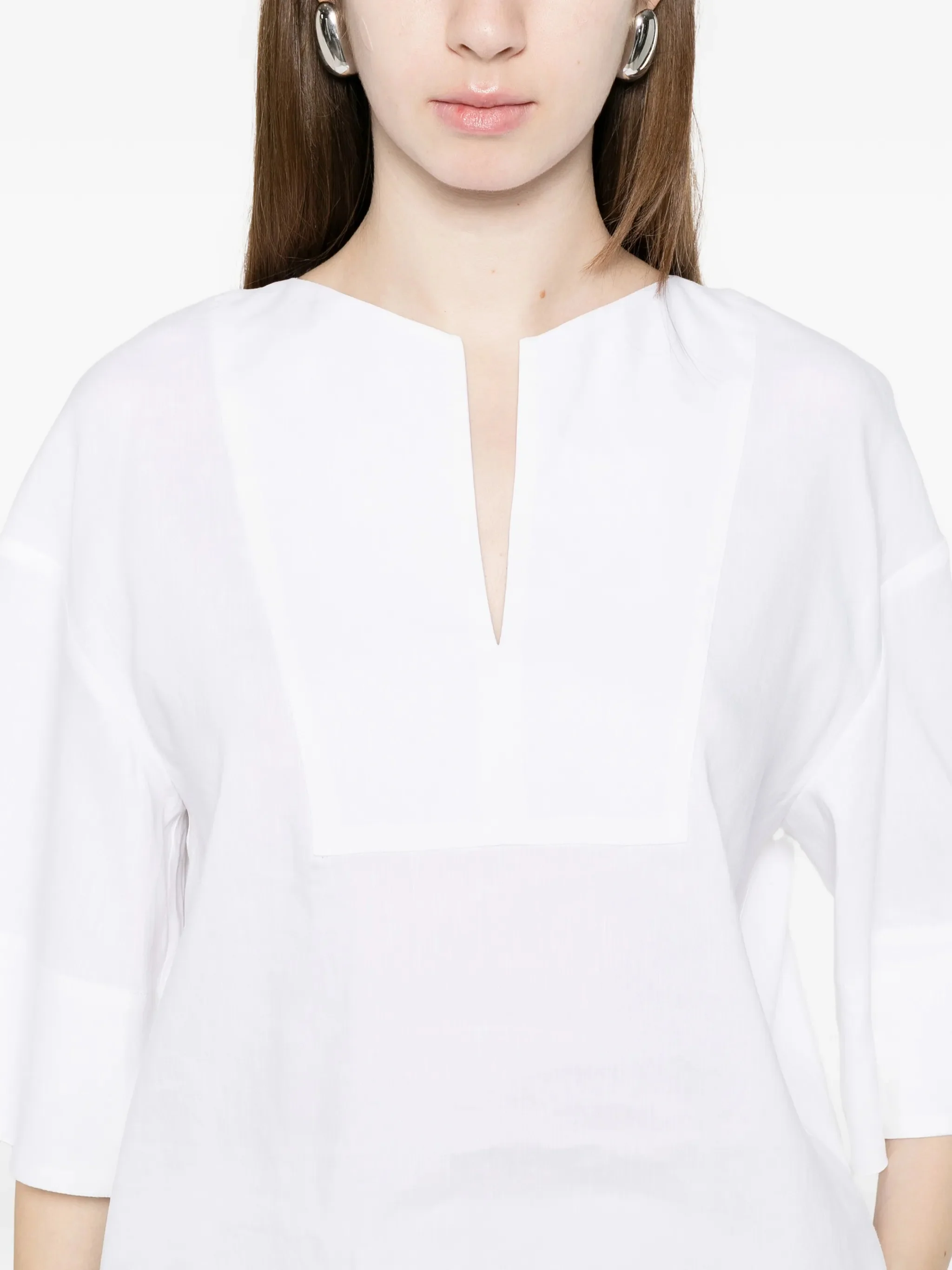 White Mxpsospir Boxy Cotton Top - Image 5