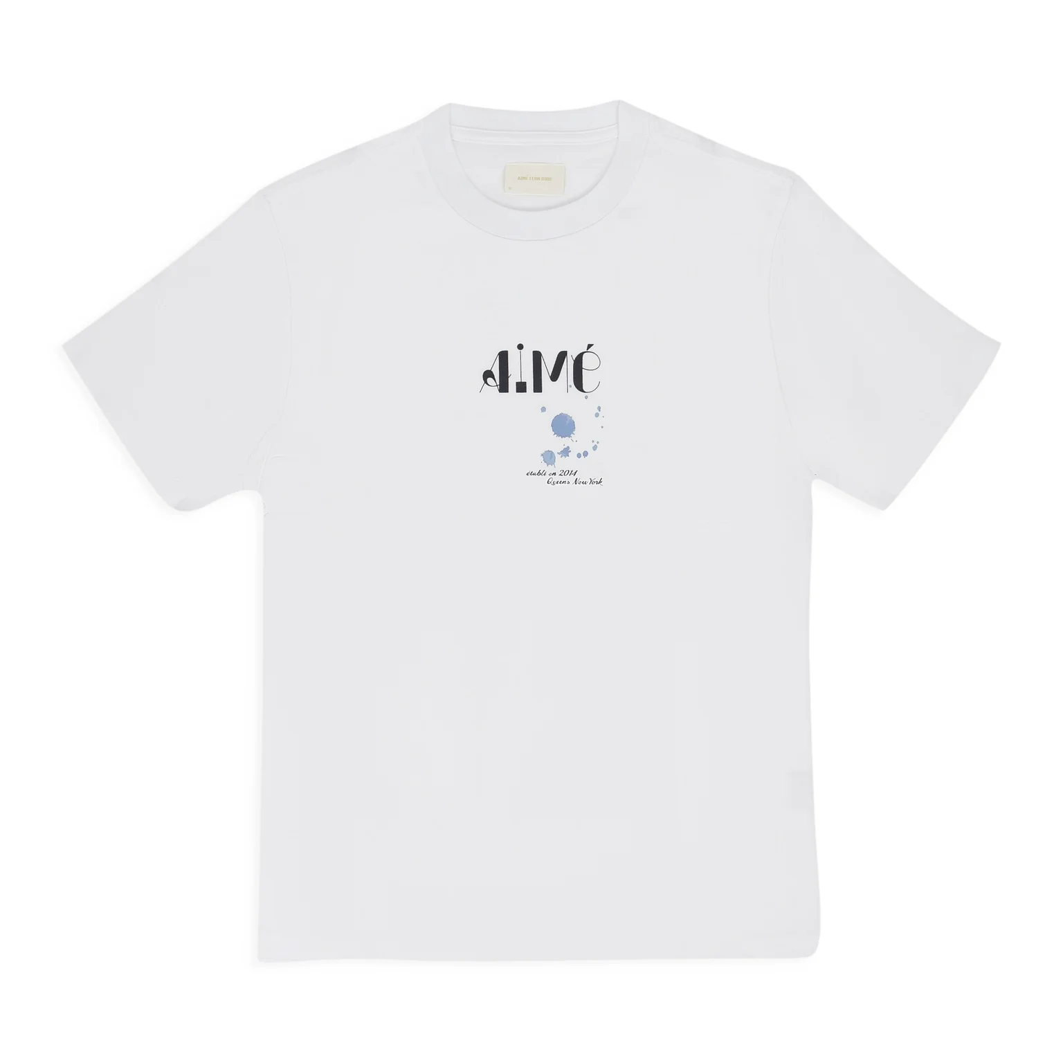 White SS Ink Logo Tee