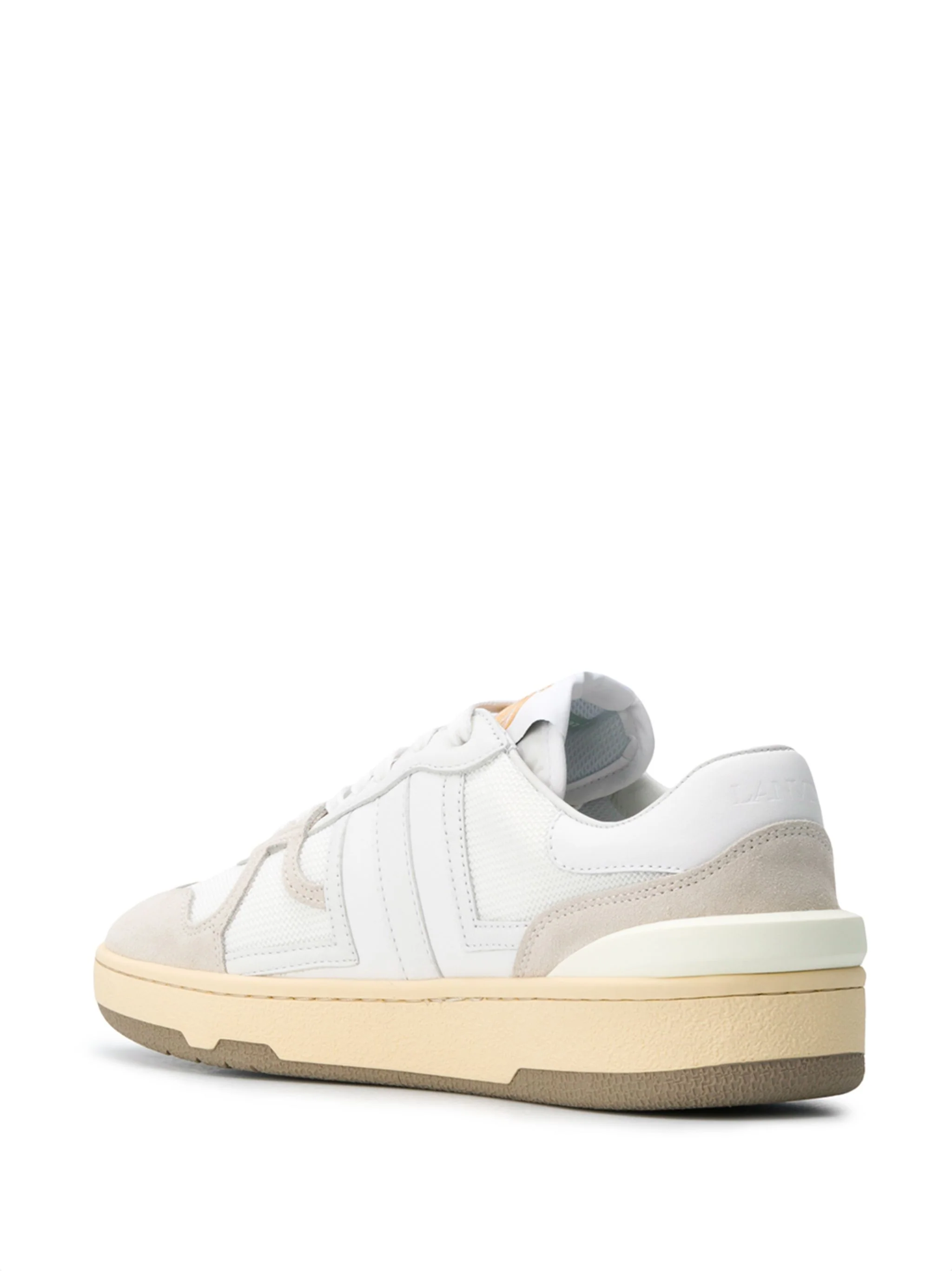 White Tennis Low Top Clay Sneakers - Image 3
