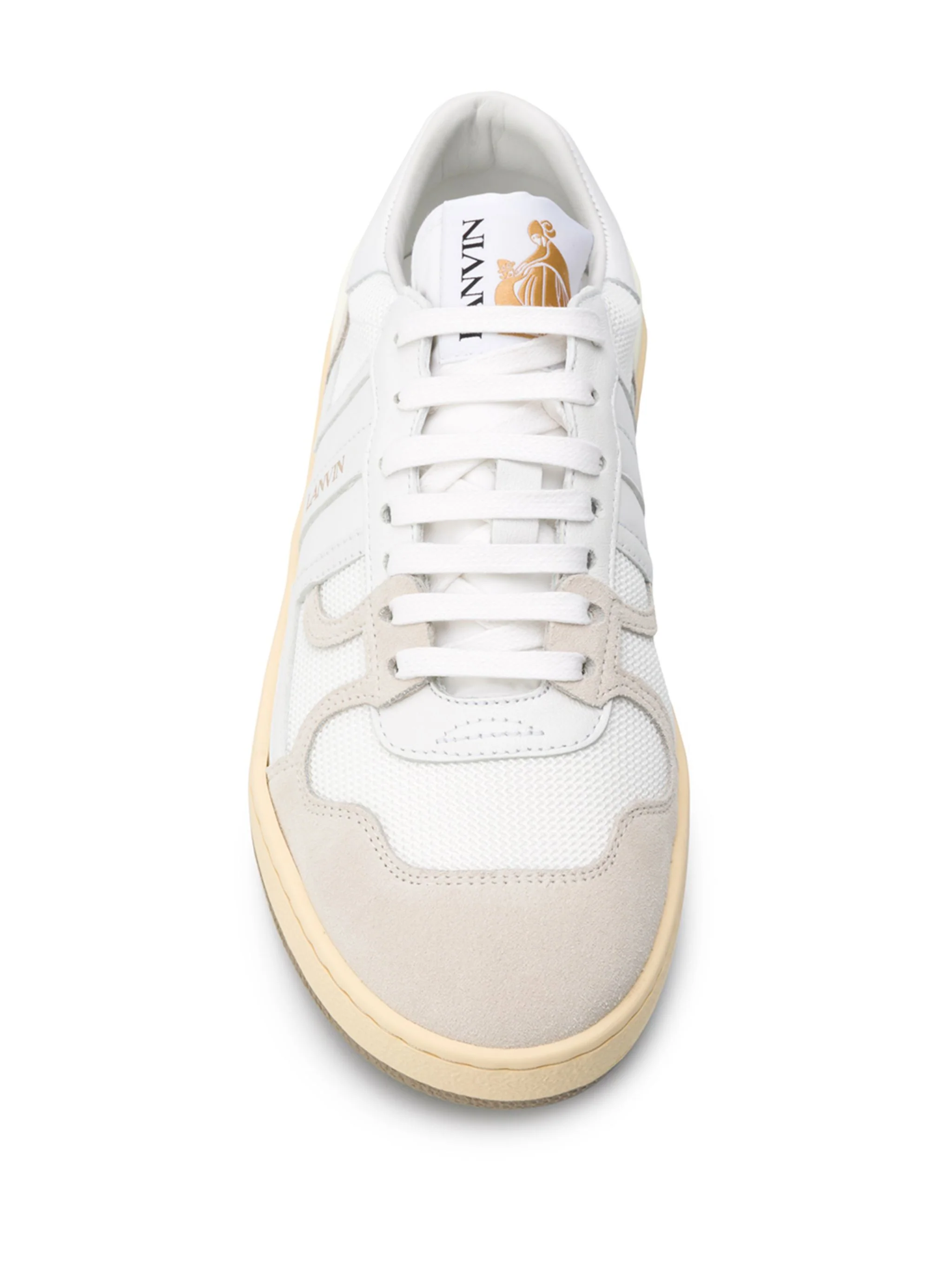 White Tennis Low Top Clay Sneakers - Image 4