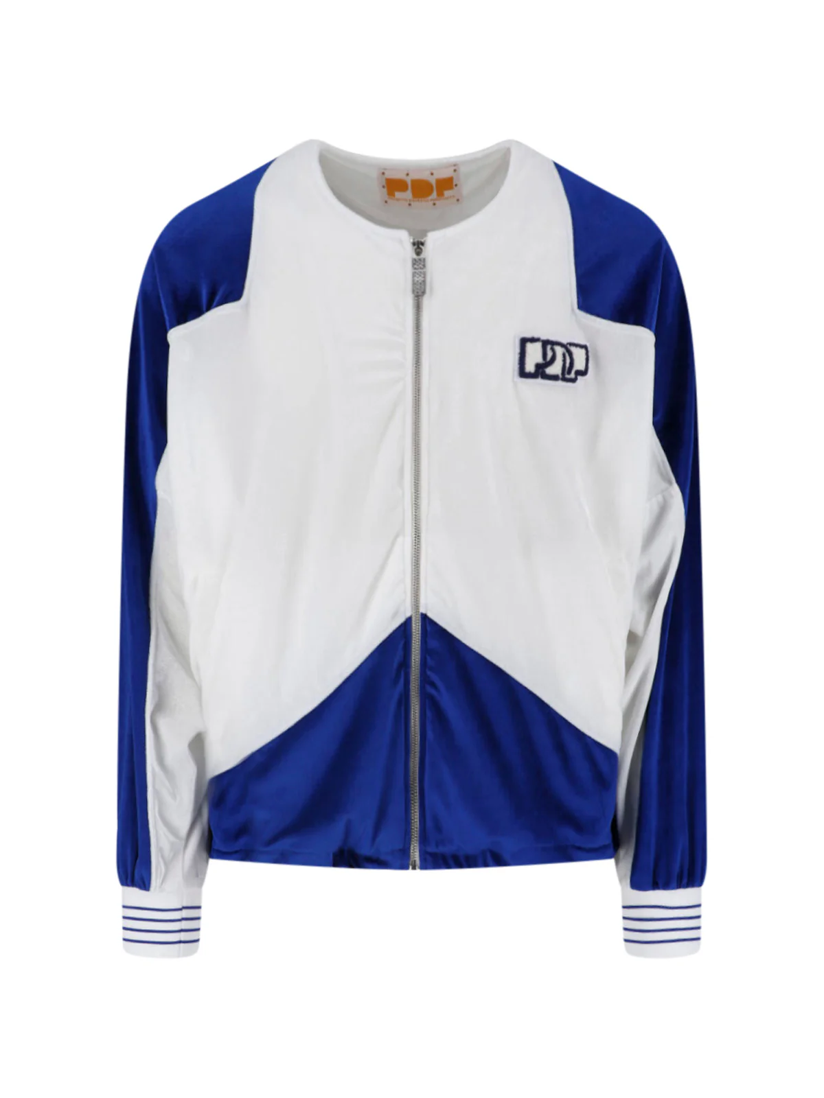 White Zip Star A Fabric Jacket
