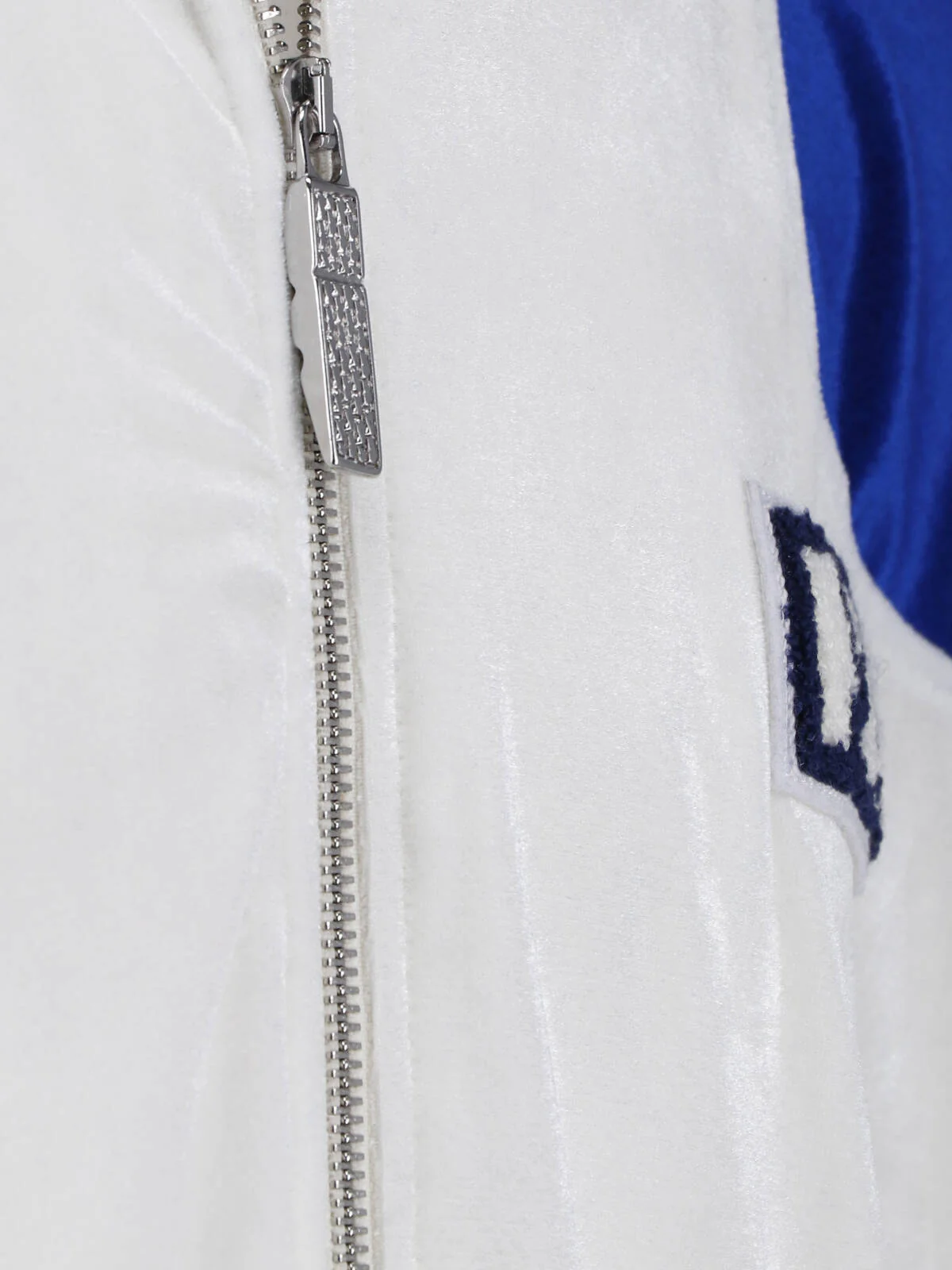 White Zip Star A Fabric Jacket - Image 5