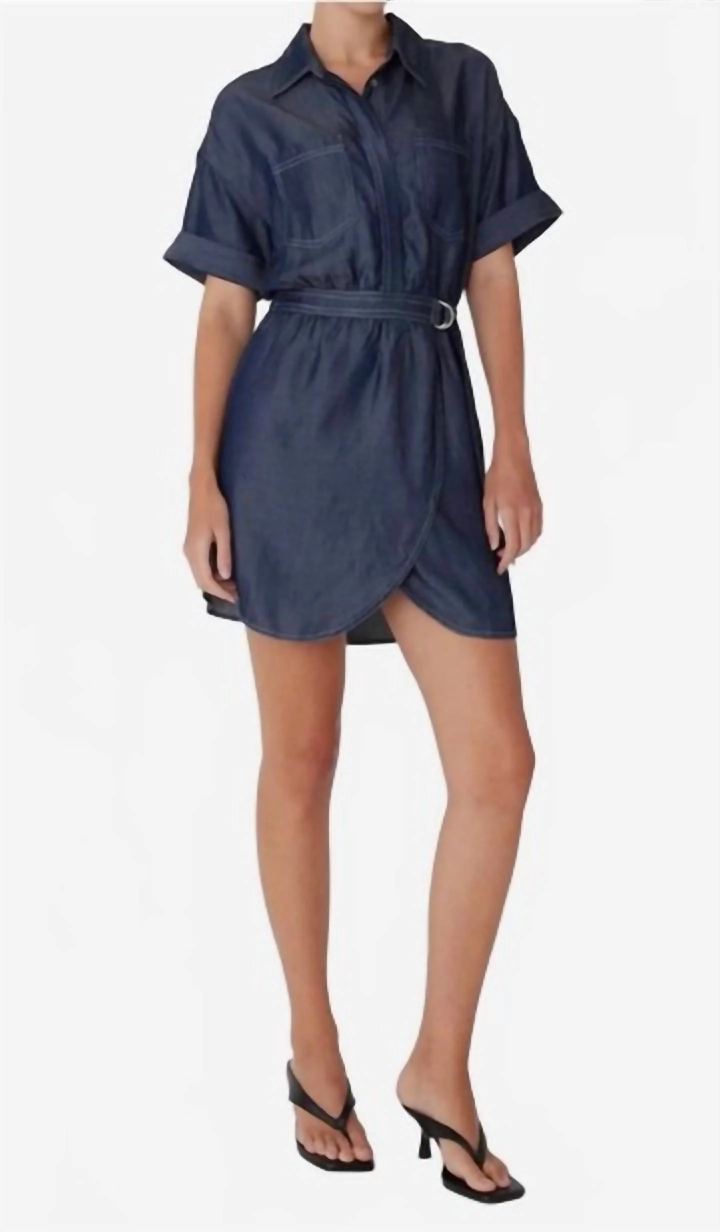 Winnie Mini Dress In Indigo