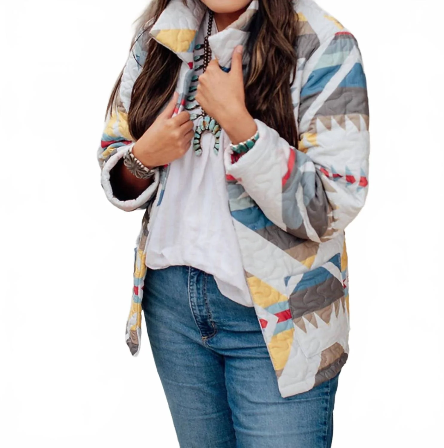 Winslow Quilted Jacket In Multi