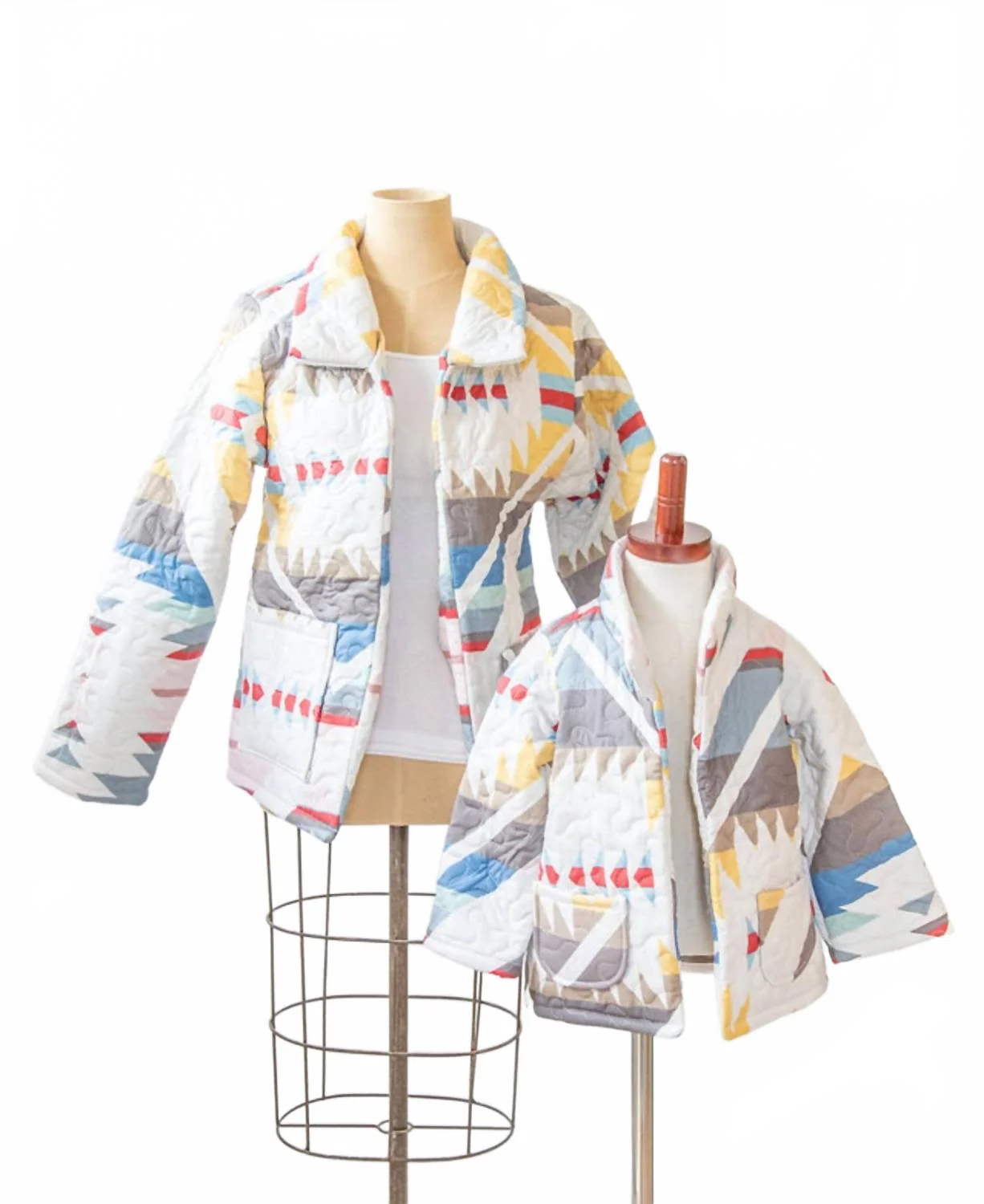 Winslow Quilted Jacket In Multi - Image 5