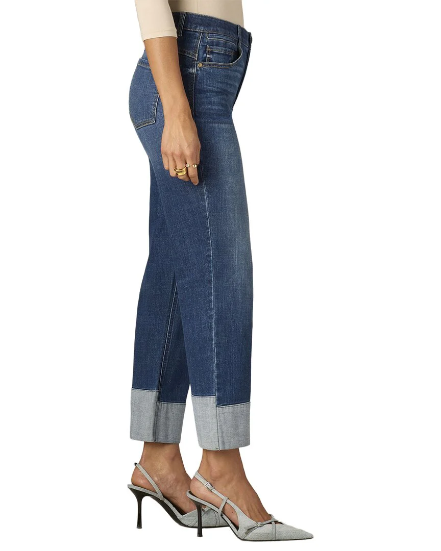 Wit & Wisdom Blue High Rise Round Up Boyfriend Jean - Image 3