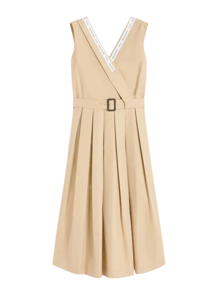 Wkdcono Technical Gabardine Midi Dress