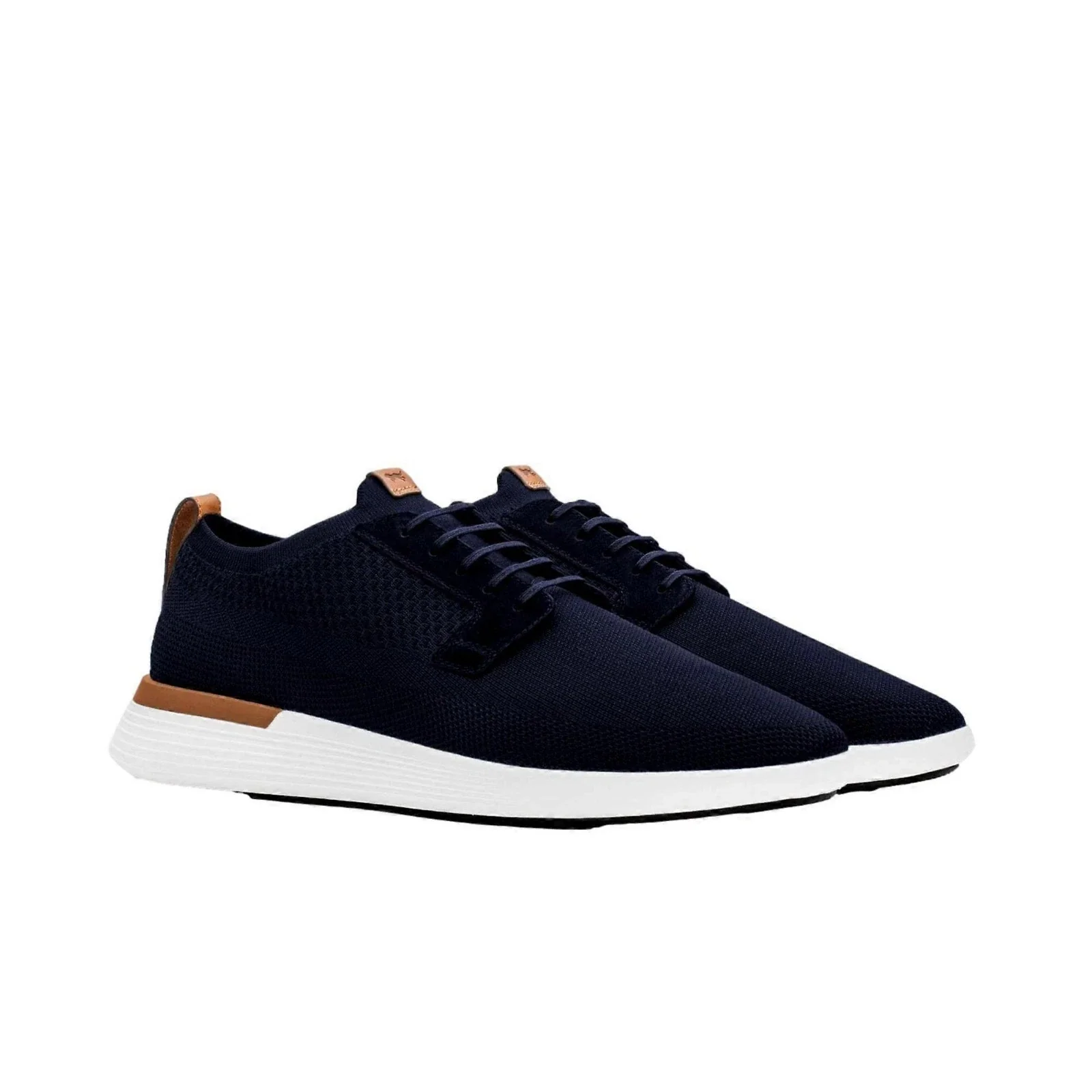 Wolf & Shepherd Swiftknit Derby Men's Fair Navy White Dress Shoes HAWK2050