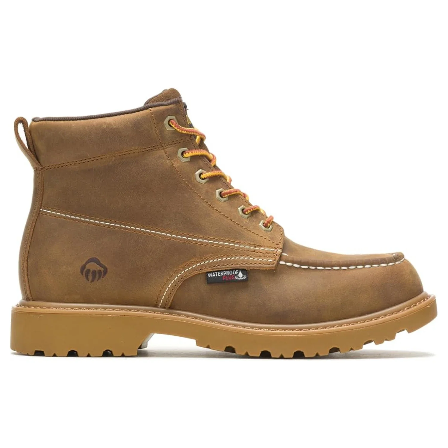 Wolverine Floorhand W230025 Men's Tan 6" Waterproof Moc Toe Work Boots ZAP2354 - Image 2