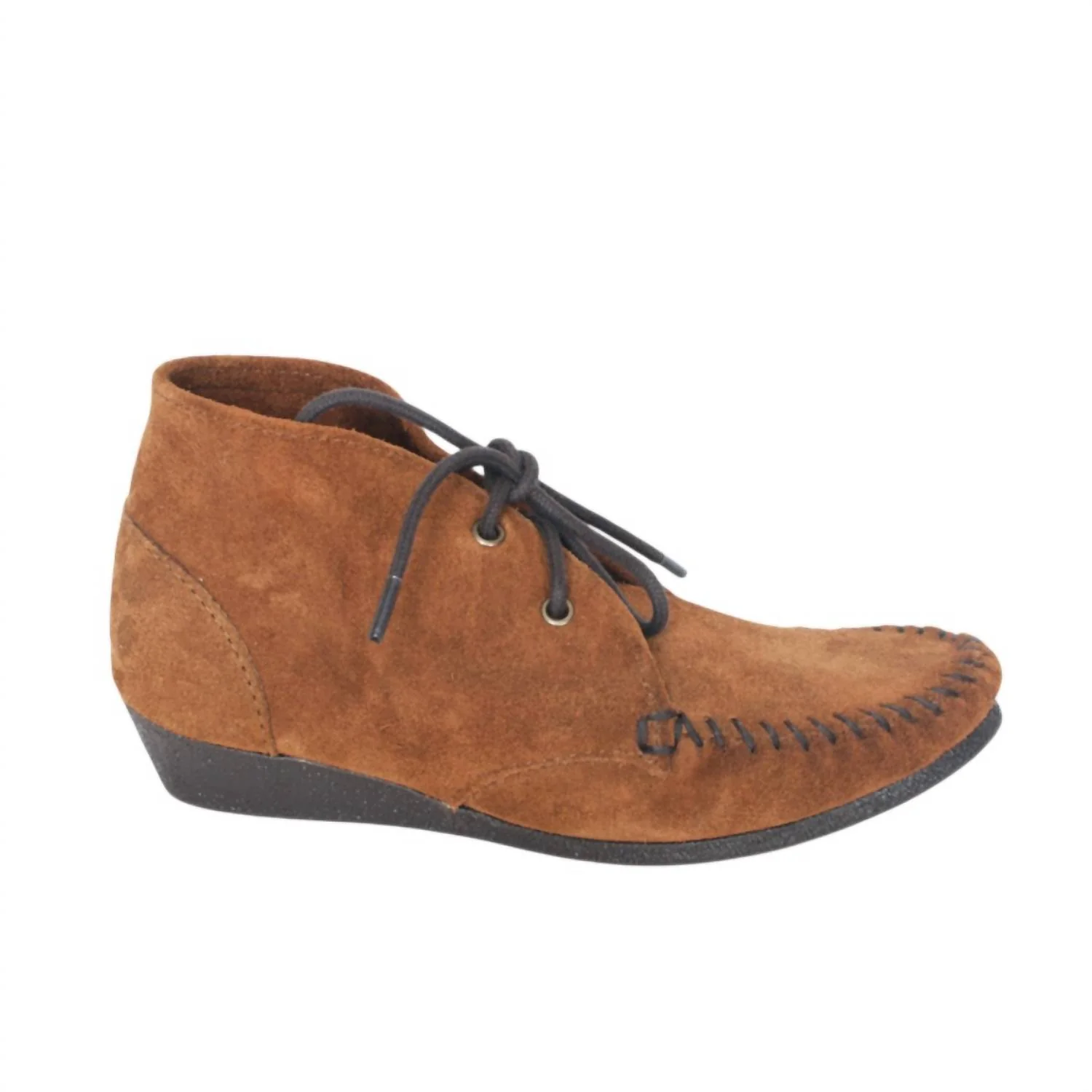Women’S Wedge Chukka Moccasin Shoes In Brown