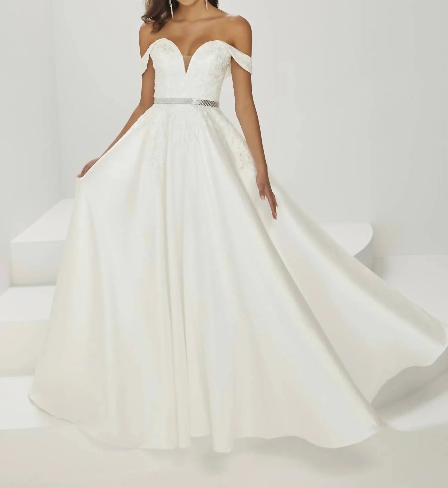 Women's A-Line Sweetheart Neckline Dress In Ivory