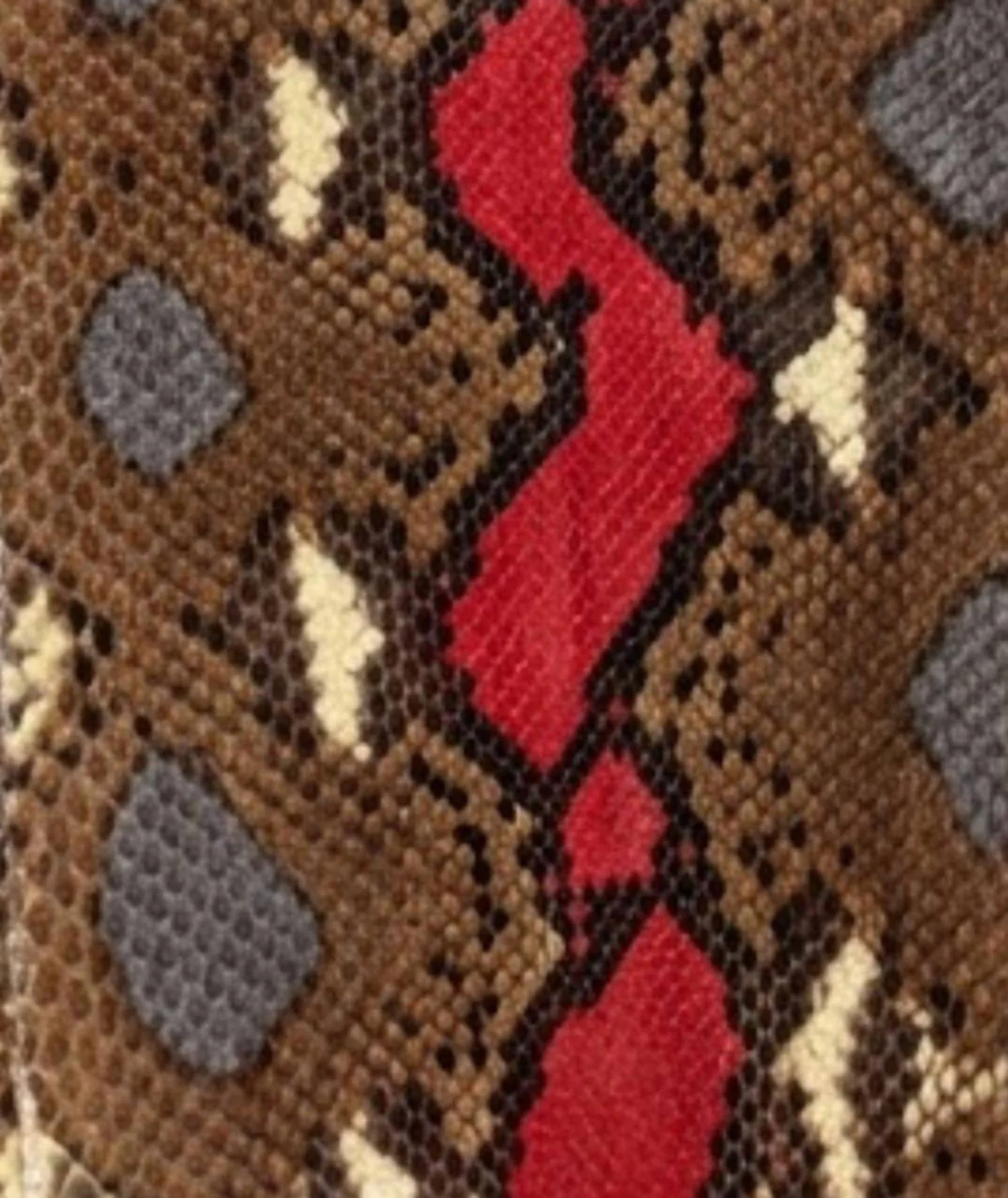 Women's Adele Python Bag In Red Multi - Image 2