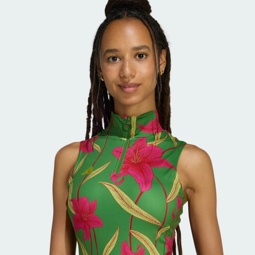 Women's adidas adidas x FARM RIO BODYSUIT - Image 5