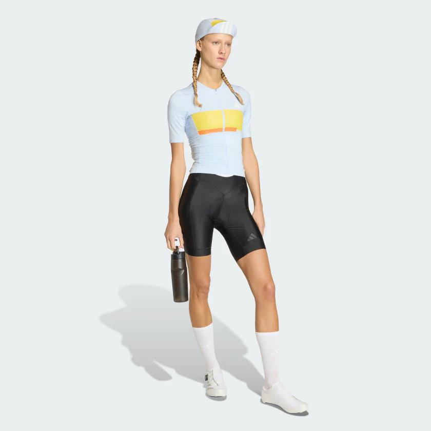 Women's adidas ESSENTIALS PADDED CYCLING BIB SHORTS - Image 3