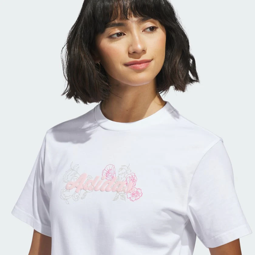 Women's adidas Western Florals Graphic T-Shirt - Image 4