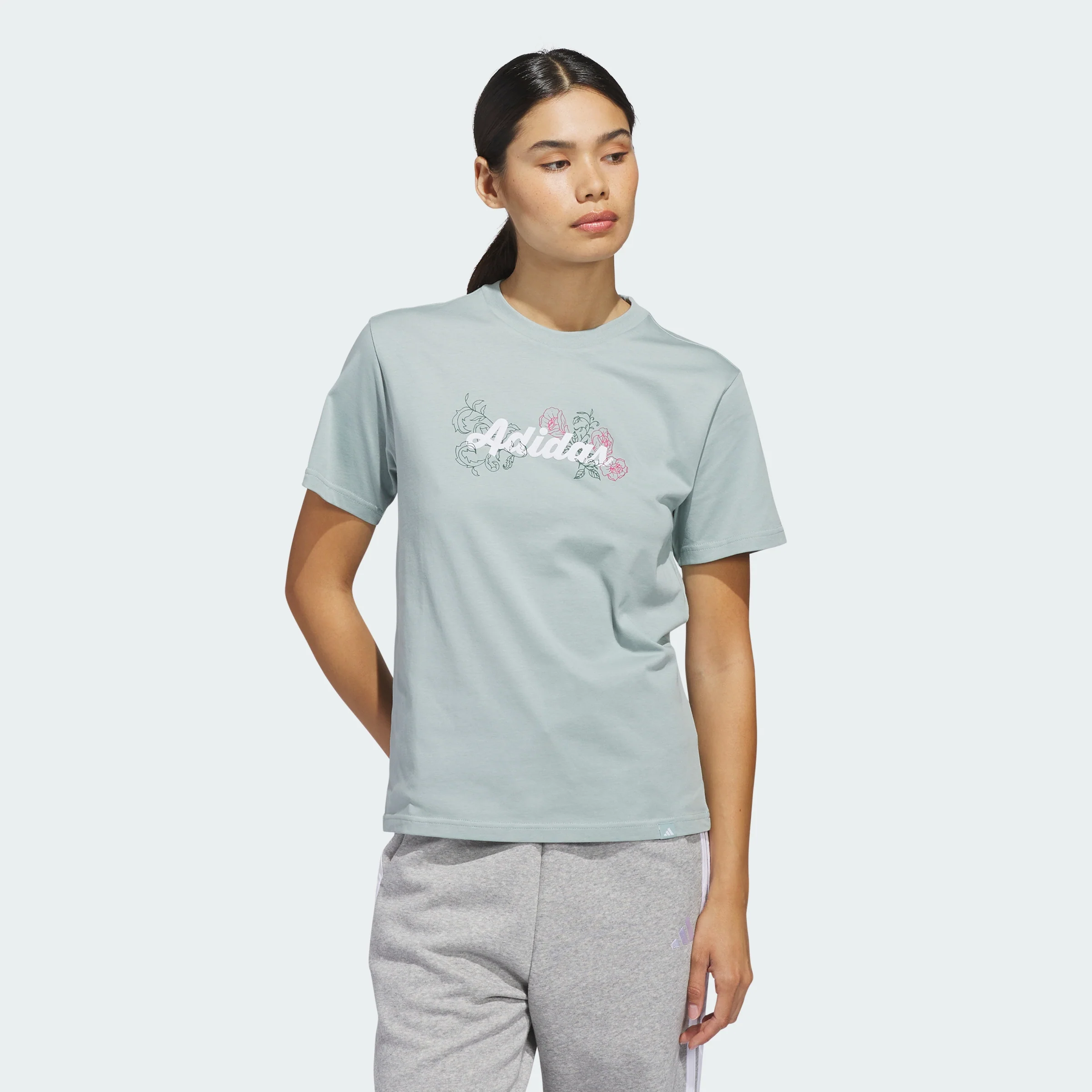 Women's adidas Western Florals Graphic T-Shirt - Image 7
