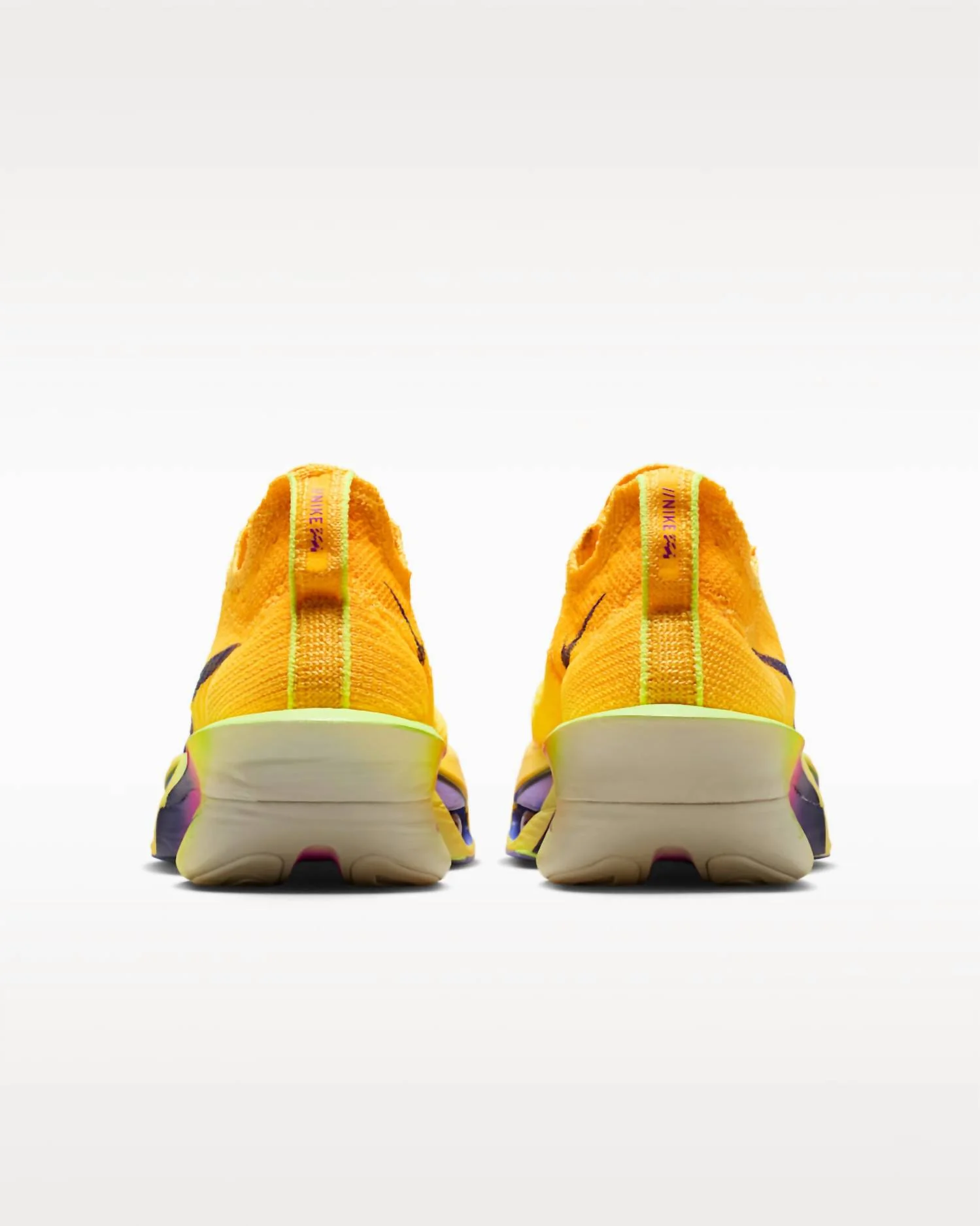 Women's Air Zoom Alphafly 3 Running Shoes In Laser Orange/citron Pulse/volt Ice/indigo Burst - Image 5