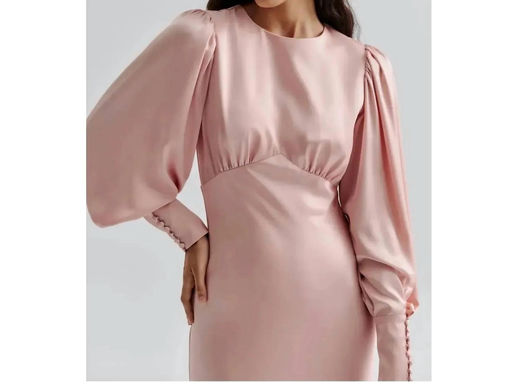Women's Alize Maxi Dress In Blush - Image 3