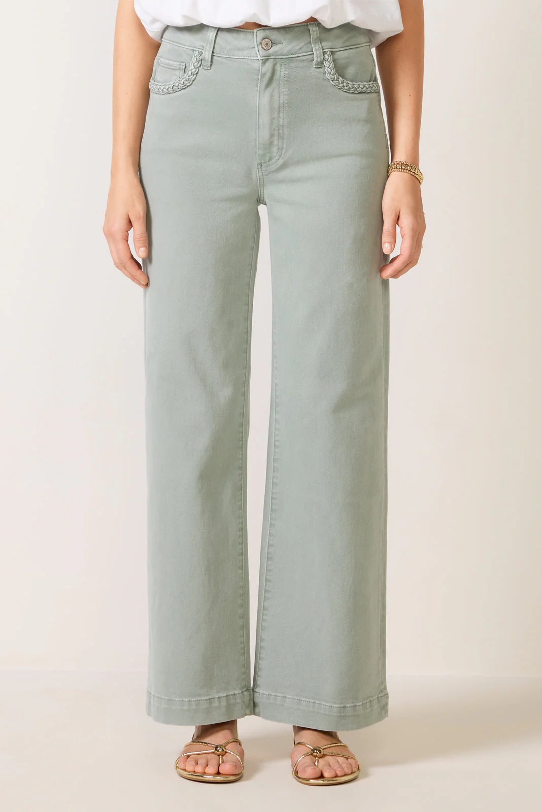 Women's Anessa 31 w Braided Pockets Jeans - Image 5
