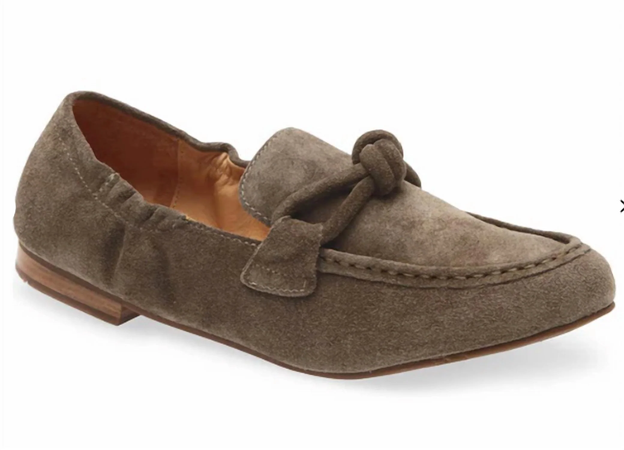 Women's Anya Suede Loafers In Taupe