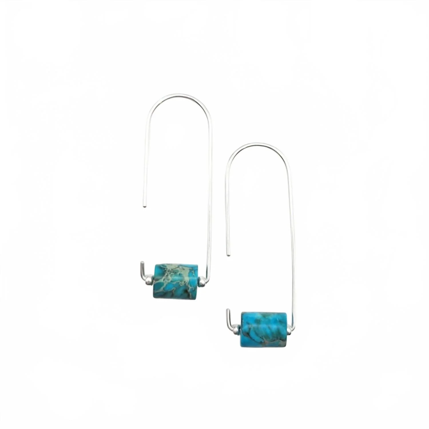 Women's Arc Threaders Earrings In Jasper